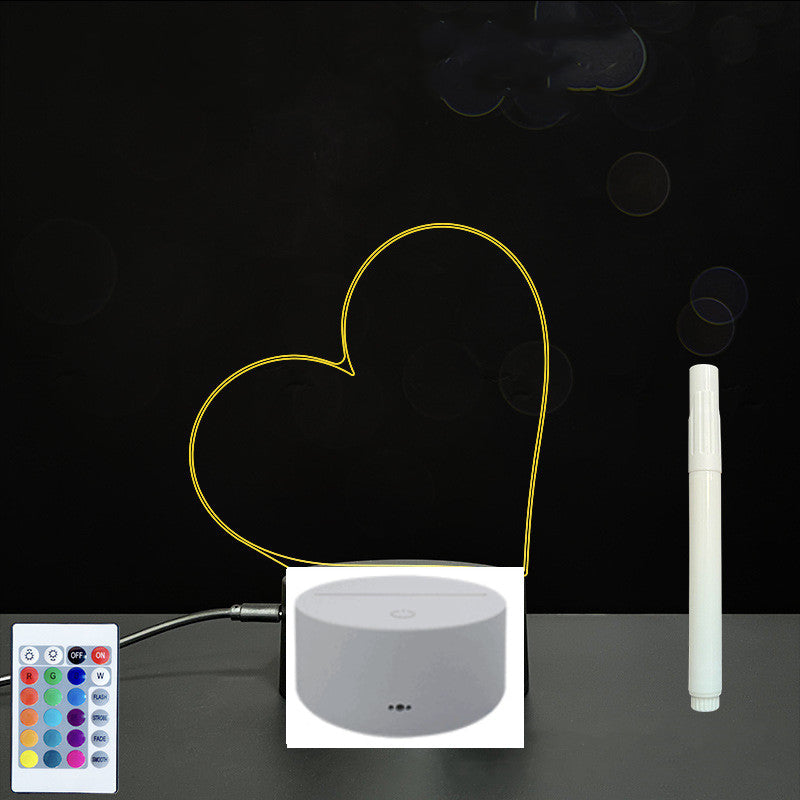 3D Acrylic Board Handwriting Message Board LED Light