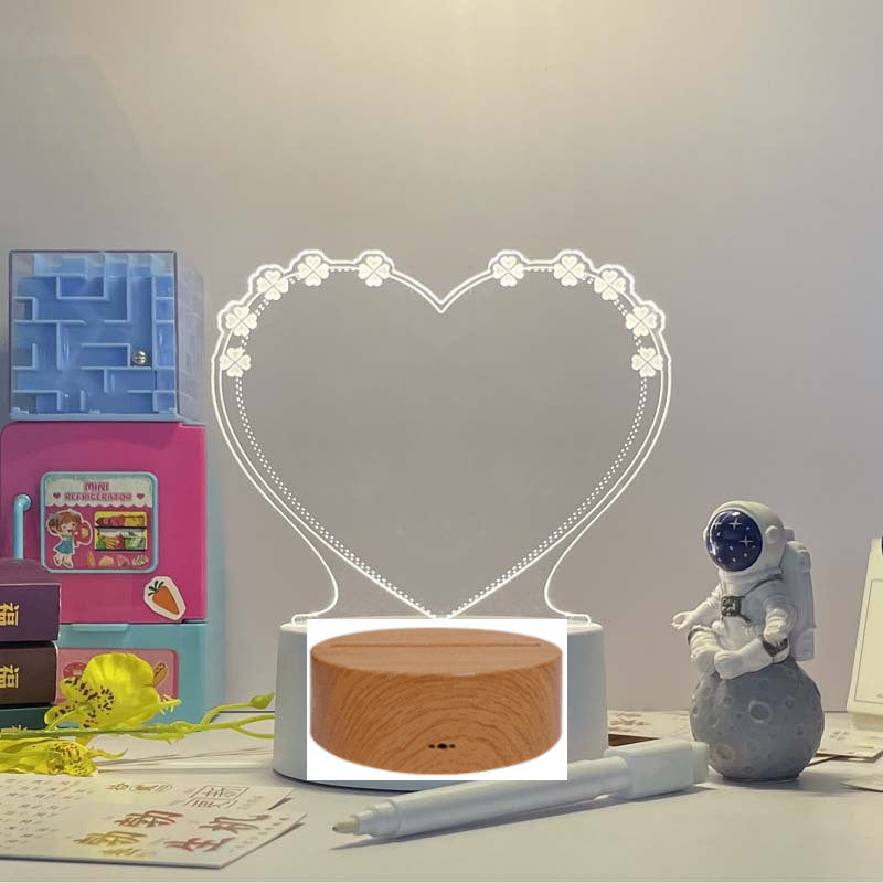 3D Acrylic Board Handwriting Message Board LED Light