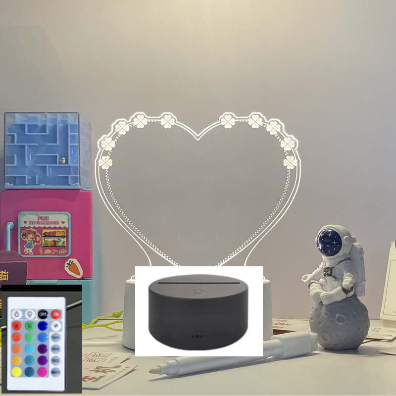 3D Acrylic Board Handwriting Message Board LED Light