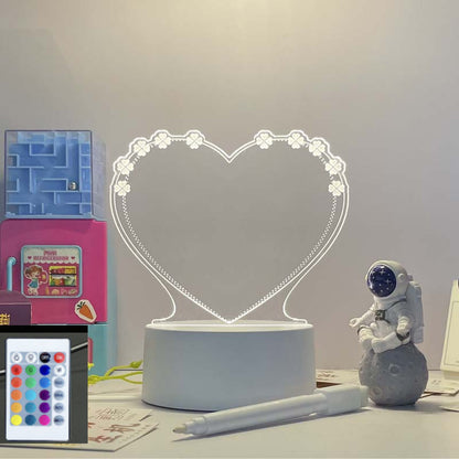 3D Acrylic Board Handwriting Message Board LED Light