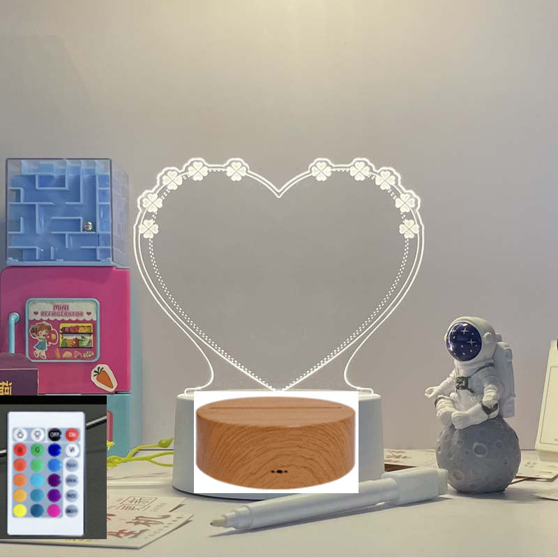 3D Acrylic Board Handwriting Message Board LED Light